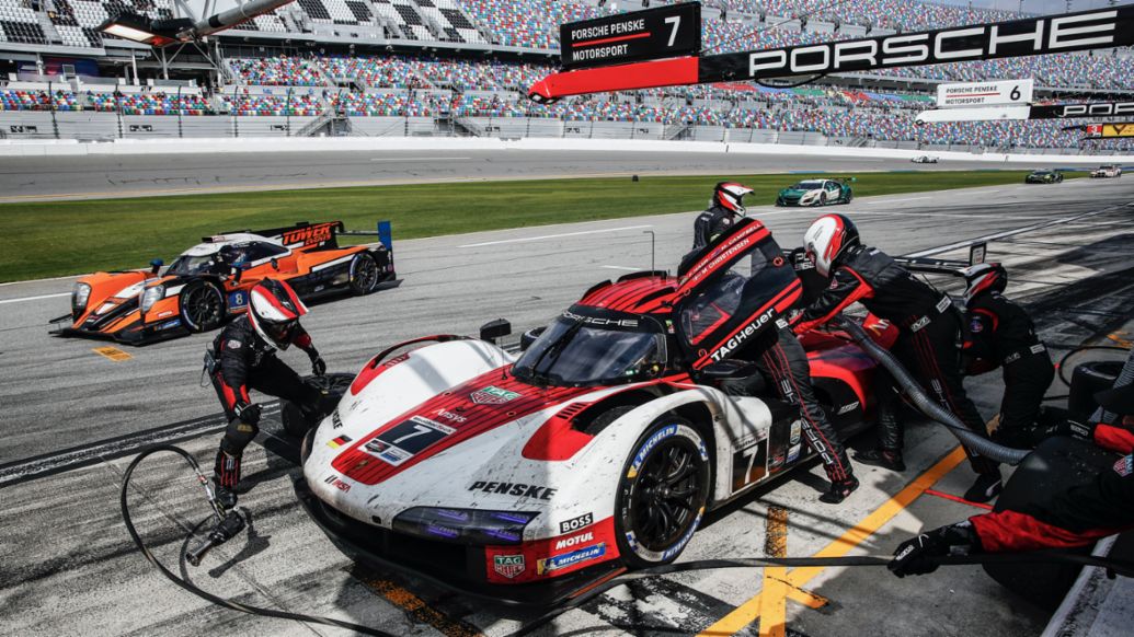 Porsche 963, Porsche Penske Motorsport, IMSA, 24 Stunden von Daytona, 2023, Porsche AG